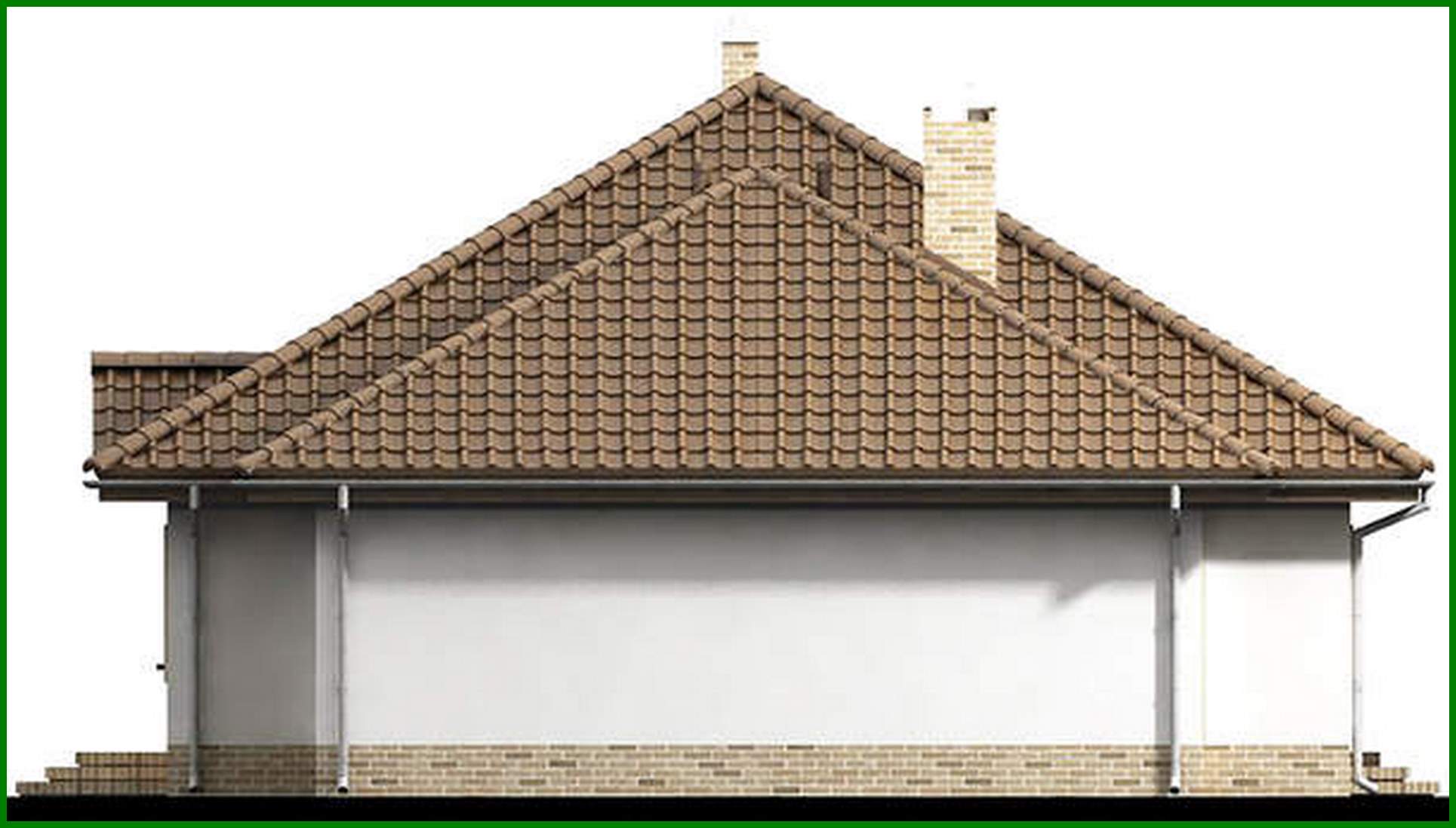 Visualization gallery - Project of a colorful residential building with a built-in garage