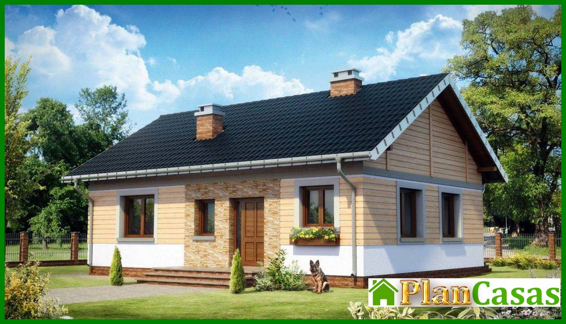 Visualization gallery - Small house with four living rooms