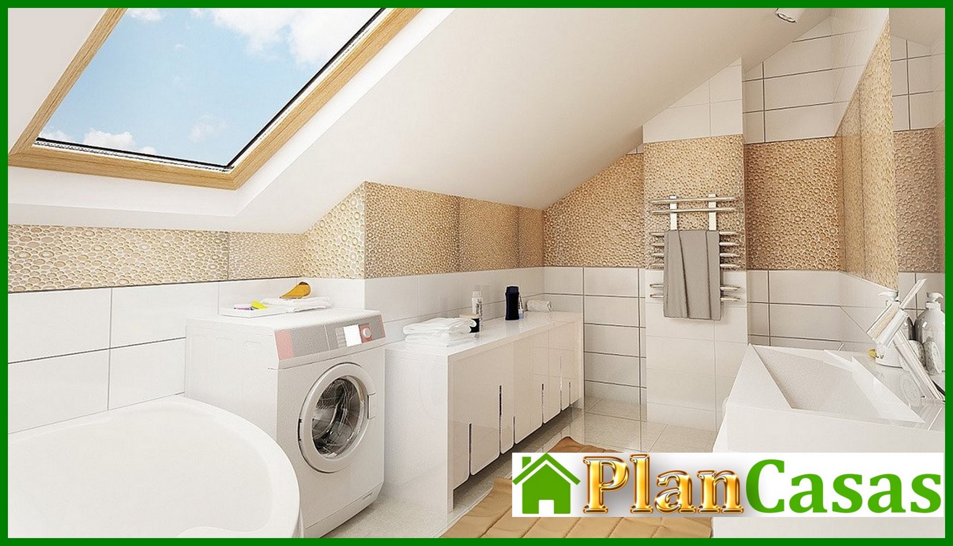 Visualization gallery - Project of a cottage with an attic with a garage for one car