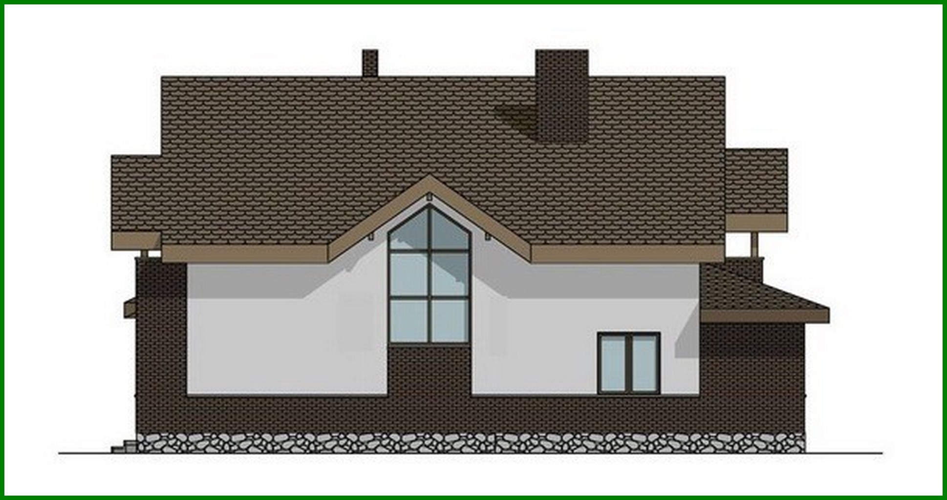 Visualization gallery - Comfortable attic house with a spacious terrace