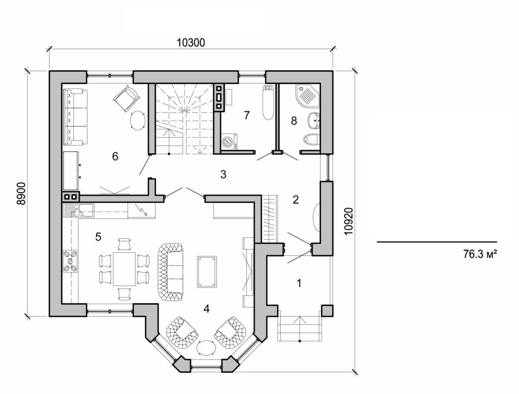 Visualization gallery - Two storey cottage