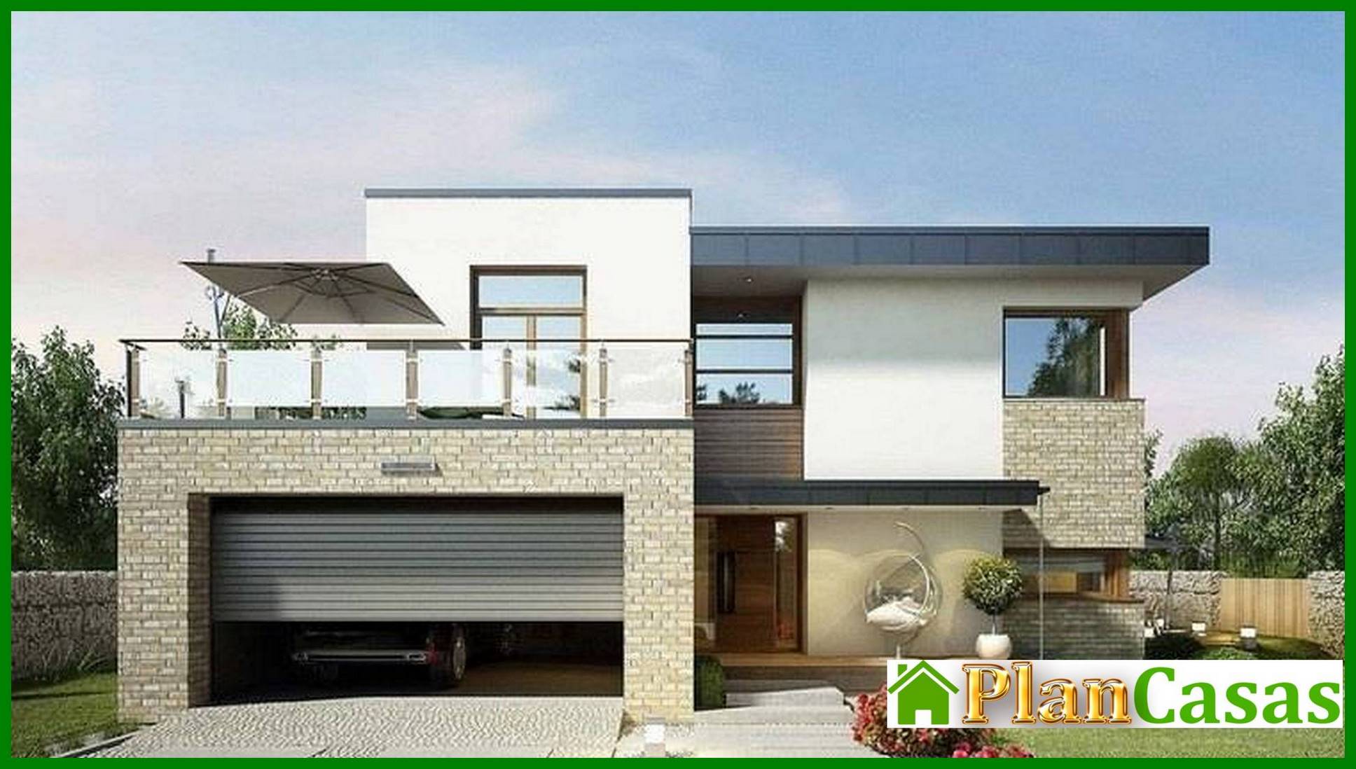 Visualization gallery - Stylish house with spacious verandas and terraces