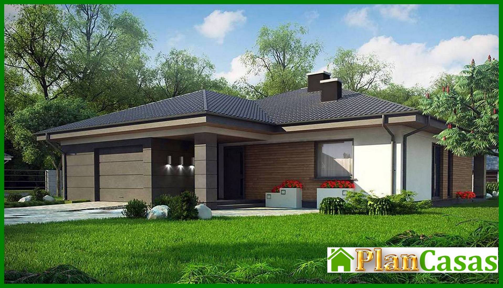 Visualization gallery - One-floor house