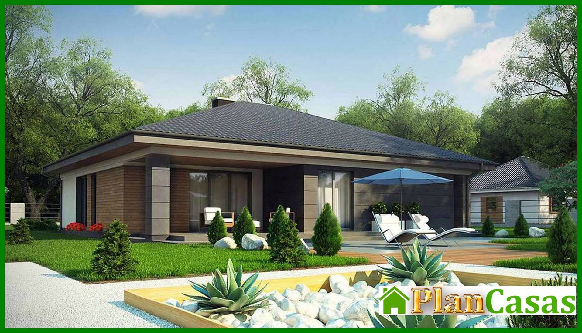 Visualization gallery - One-floor house