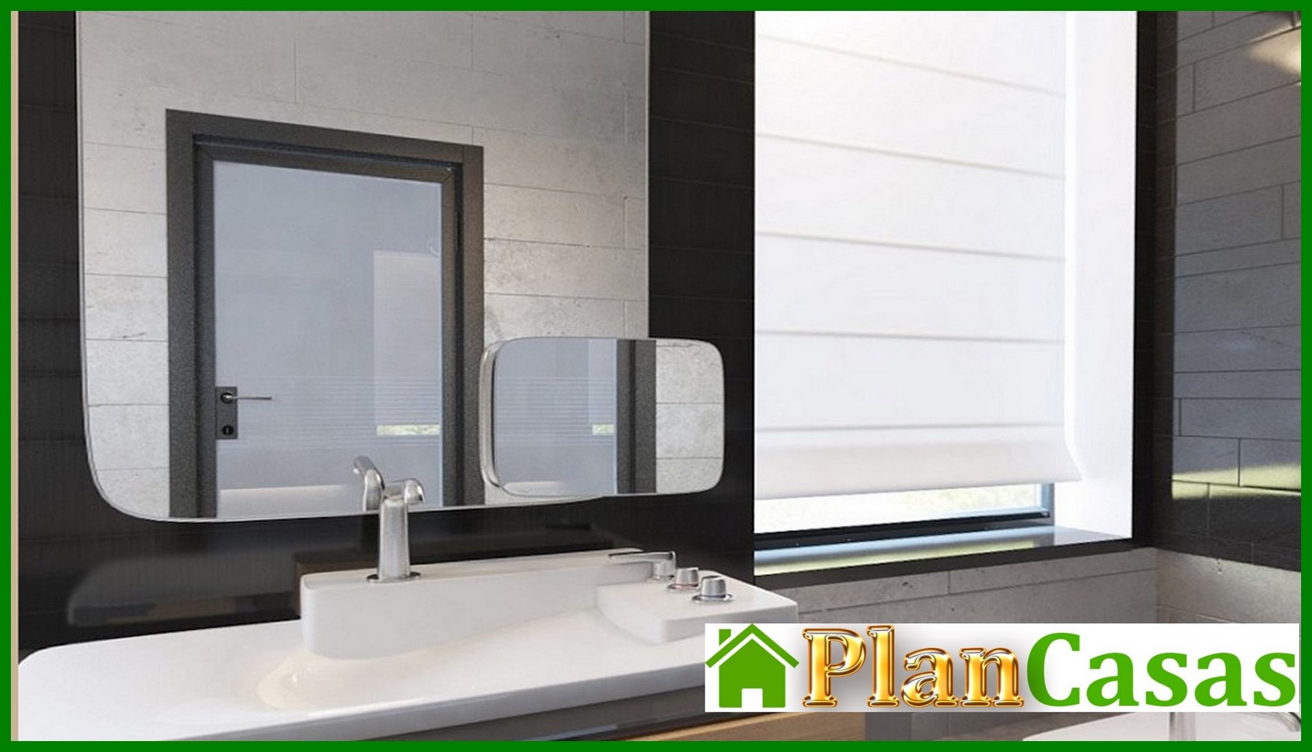 Visualization gallery - Project of a modern house with a frontal living room