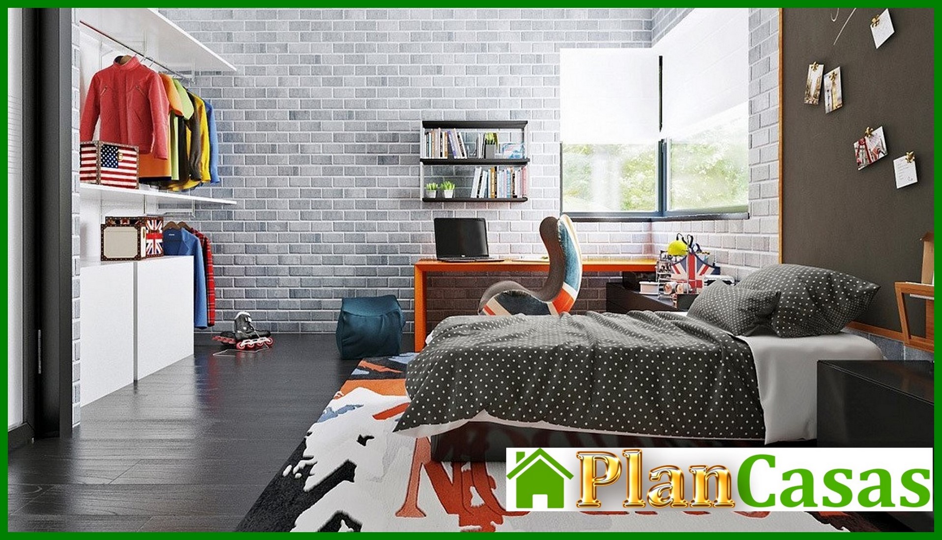 Visualization gallery - Project of a modern house with a frontal living room