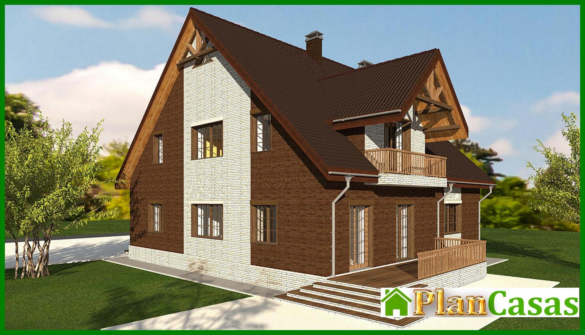 Visualization gallery - Project of a picturesque residential building with chocolate decor
