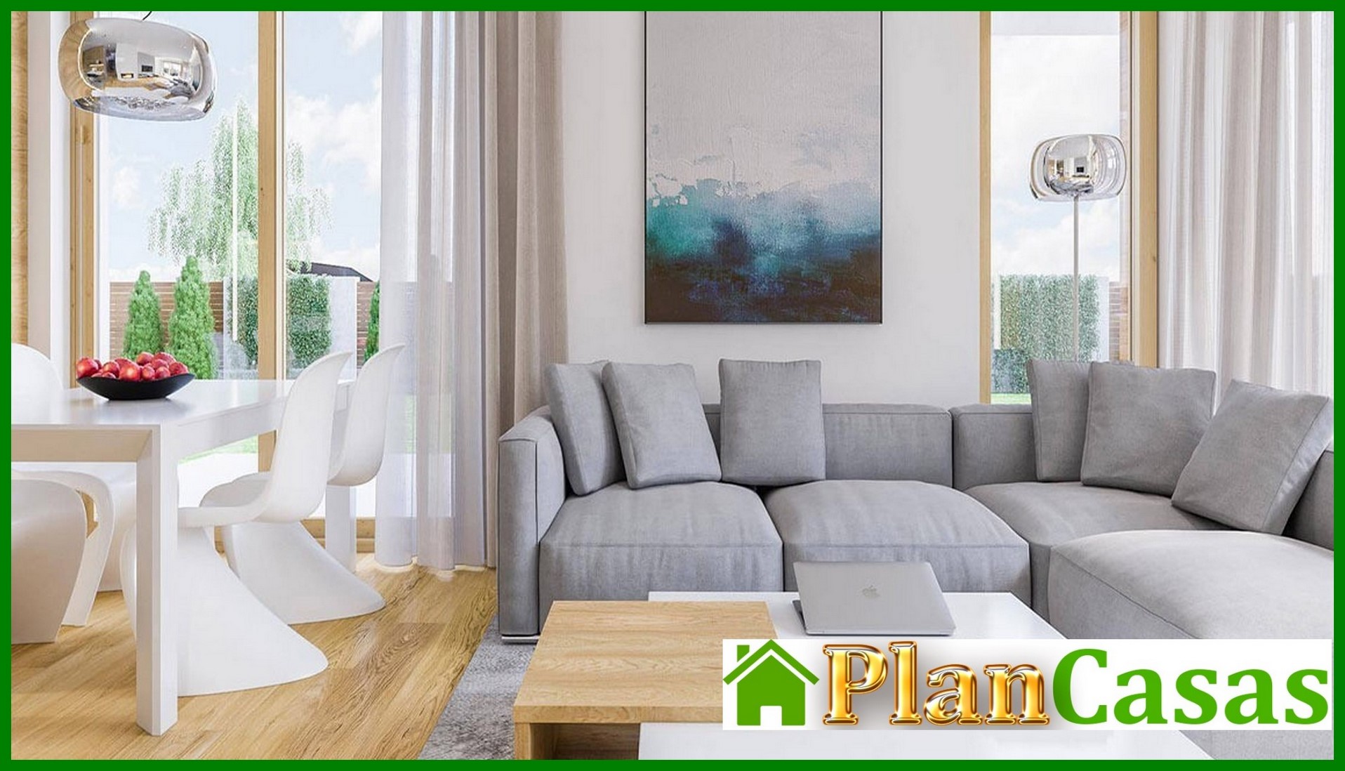 Visualization gallery - Stylish residential building with attic