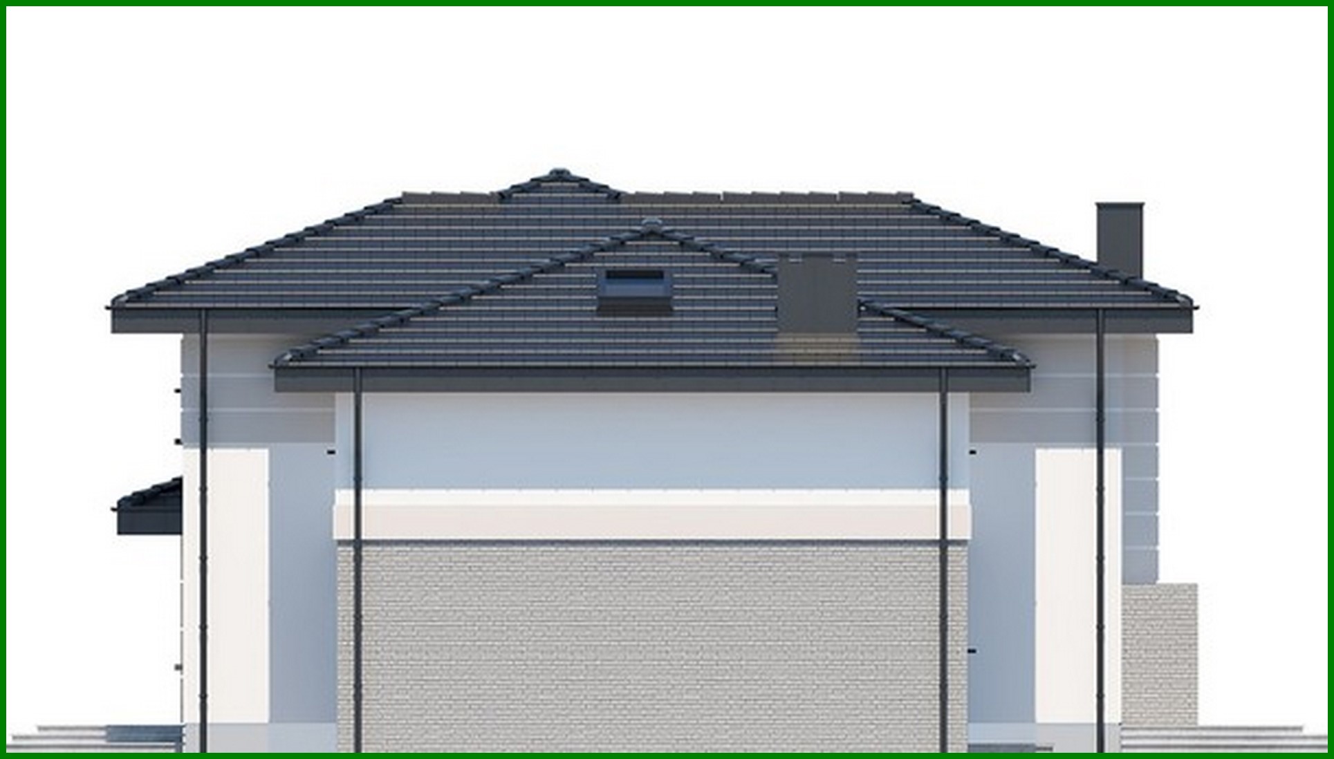 Visualization gallery - Two-story residential building with comfortable private rooms