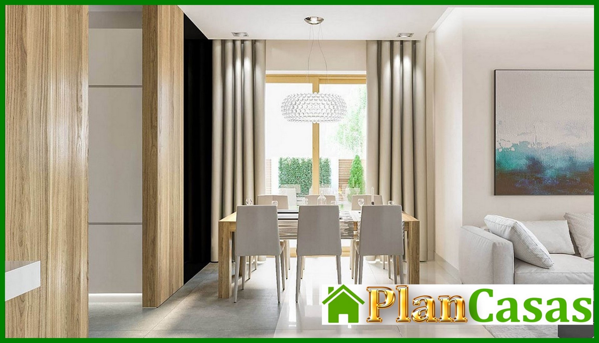 Visualization gallery - A delightful house building with wooden columns