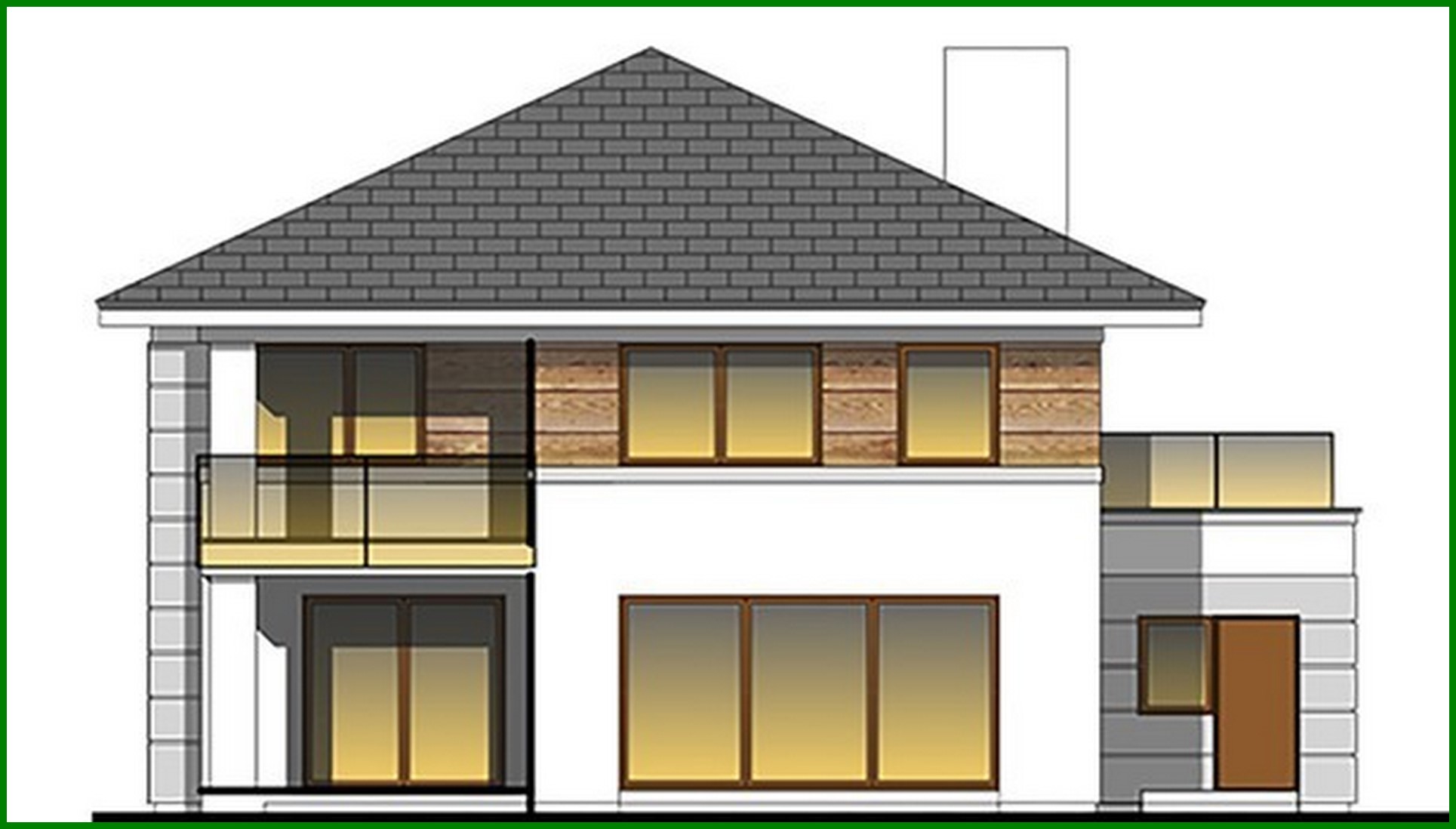 Visualization gallery - Magnificent five-bedroom mansion with a spacious terrace on the second floor