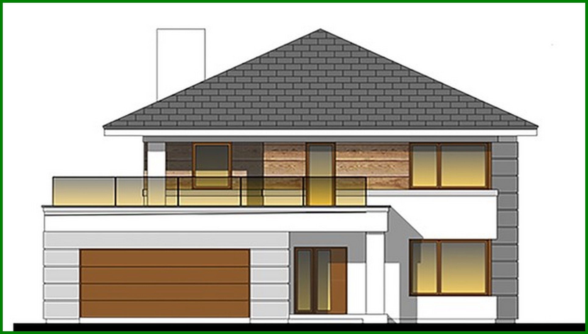 Visualization gallery - Magnificent five-bedroom mansion with a spacious terrace on the second floor