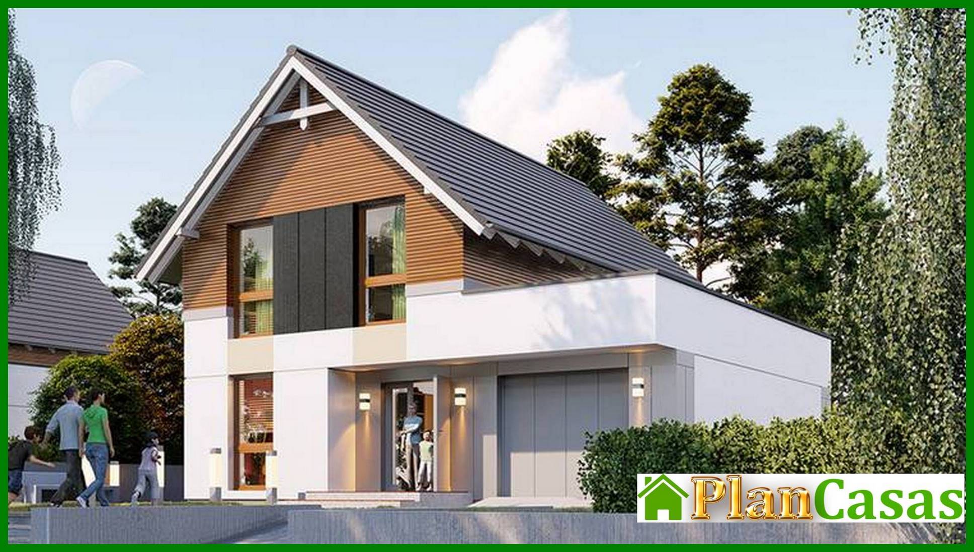 Visualization gallery - Stylish mansion with kitchen studio and garage