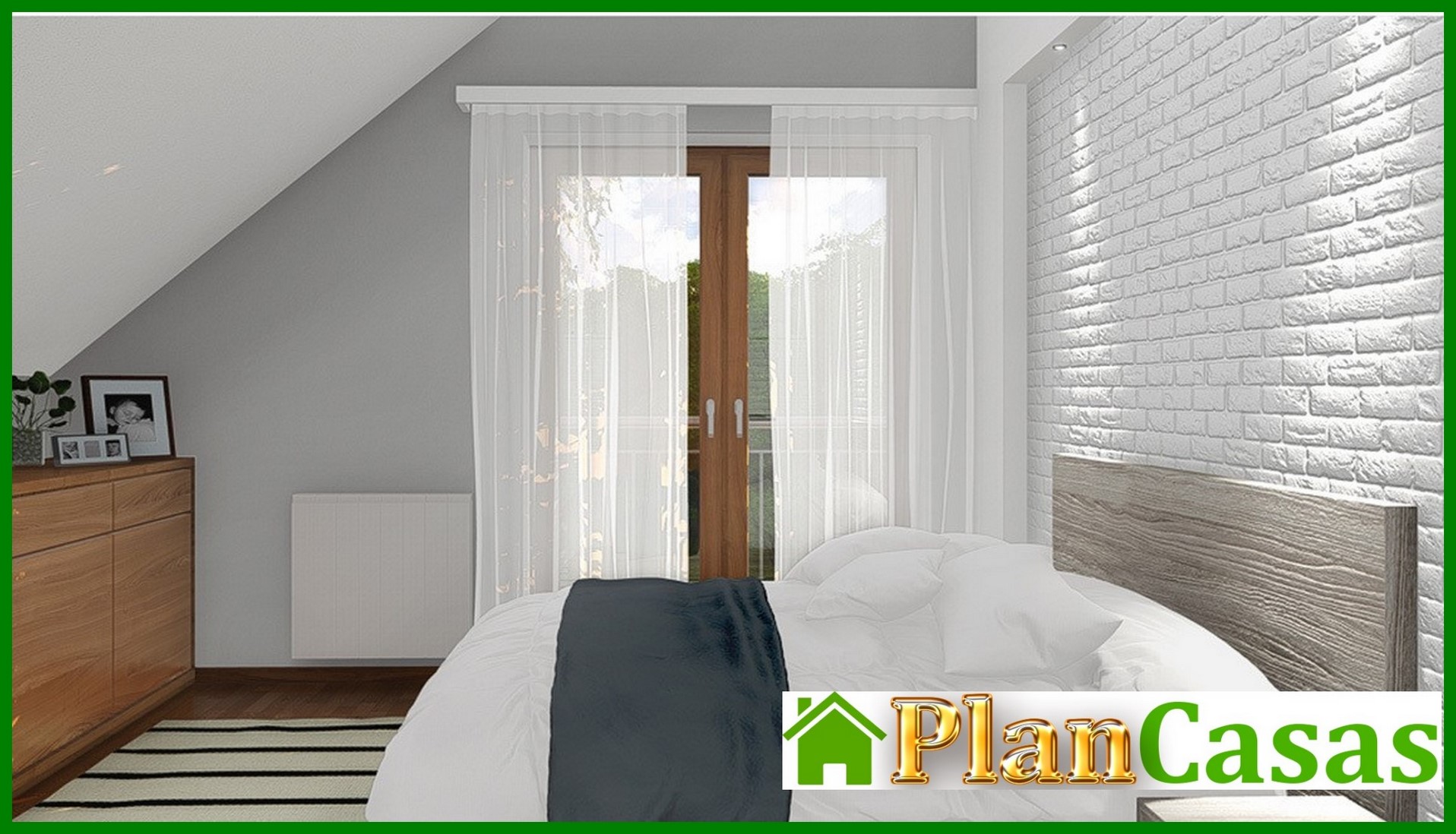 Visualization gallery - Residential building with attic and garage