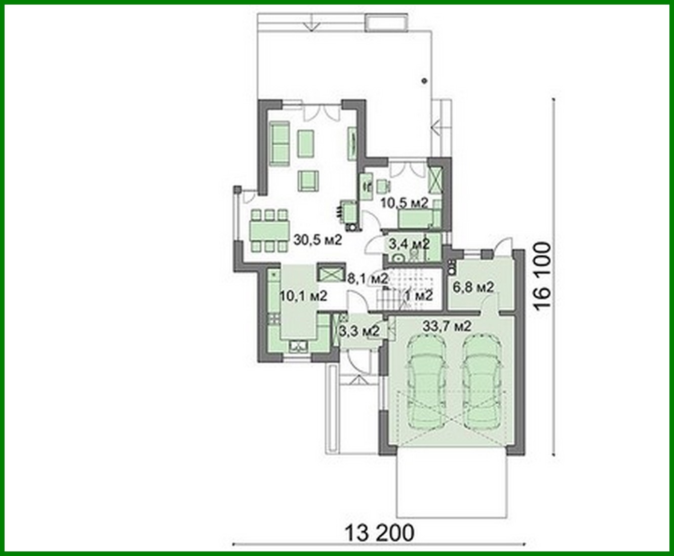 Visualization gallery - Original two-storey residential building