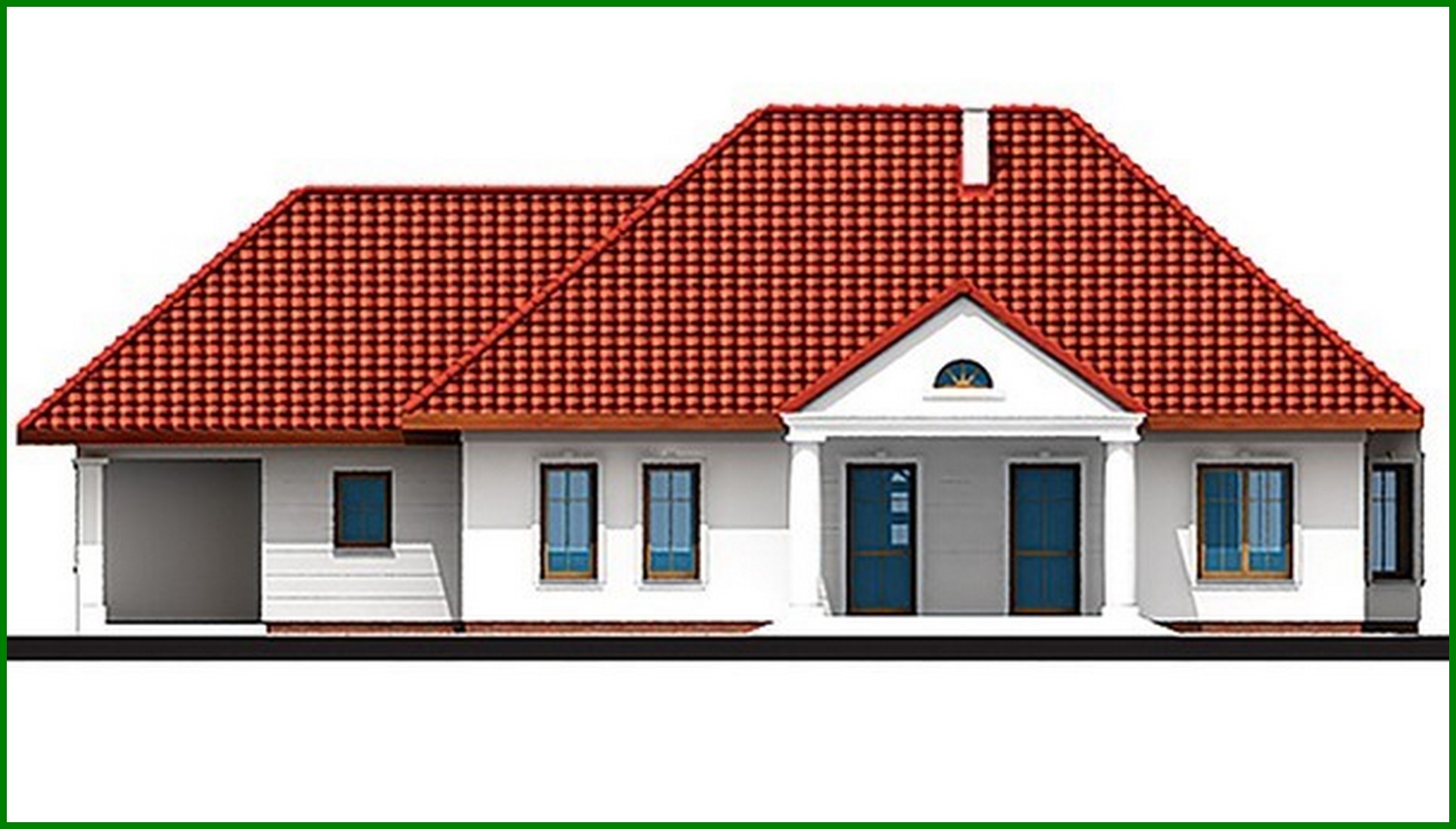 Visualization gallery - Luxury one-story house