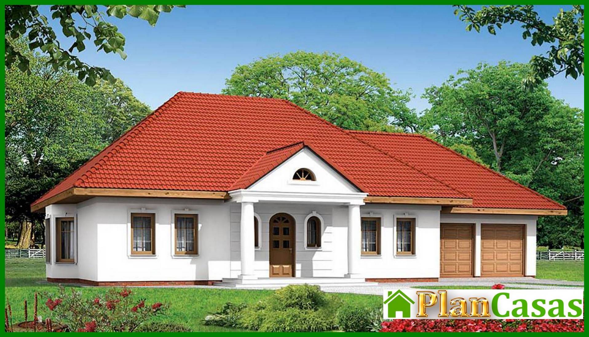 Luxury one-story house house plan