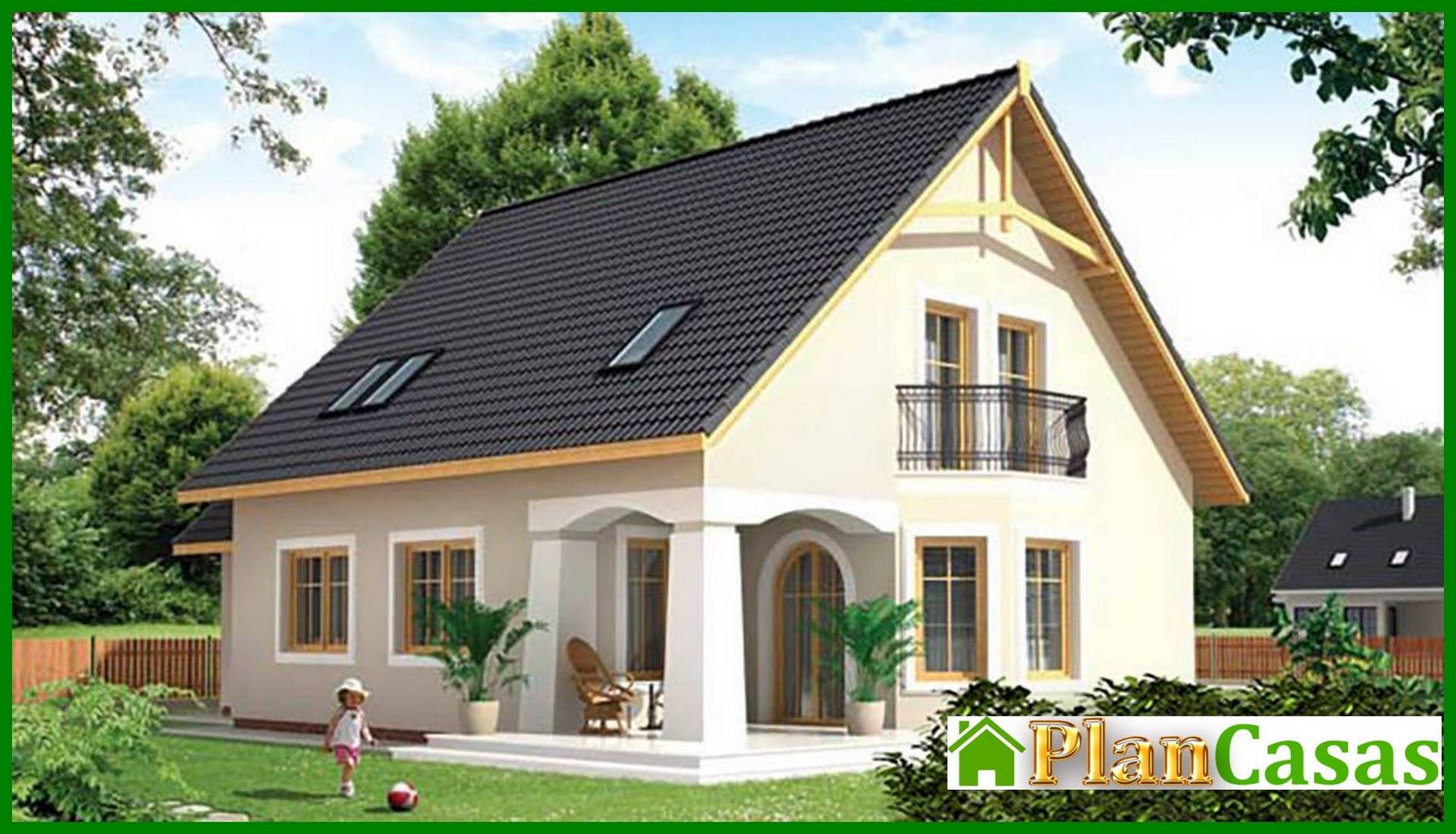 Visualization gallery - Luxury country house with bay window