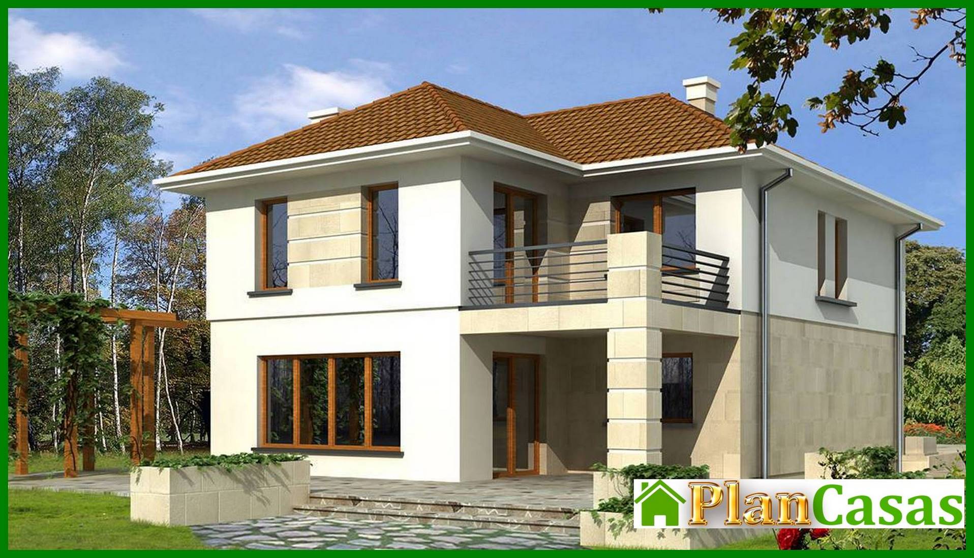 Stylish Five-Bedroom Mansion house plan