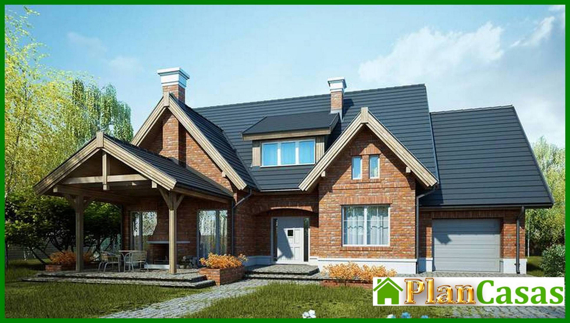 Visualization gallery - The original house with spacious personal rooms