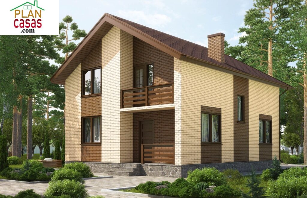 Two storey house house plan