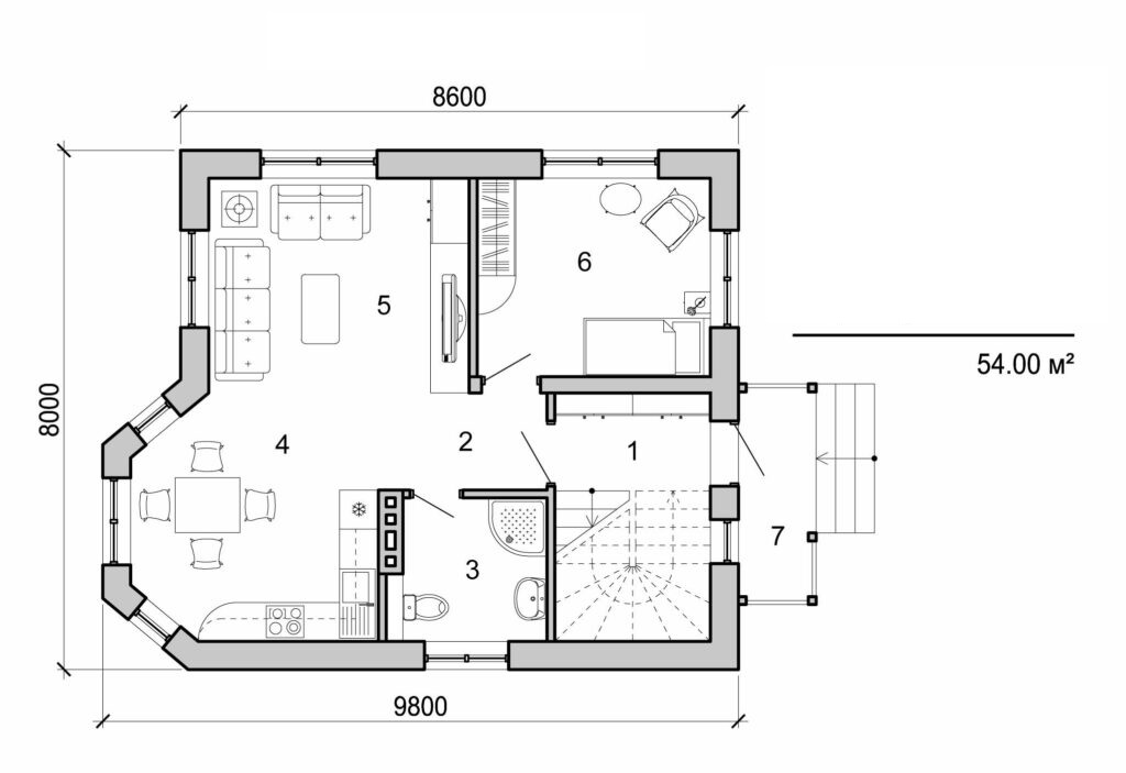 Visualization gallery - Two storey house