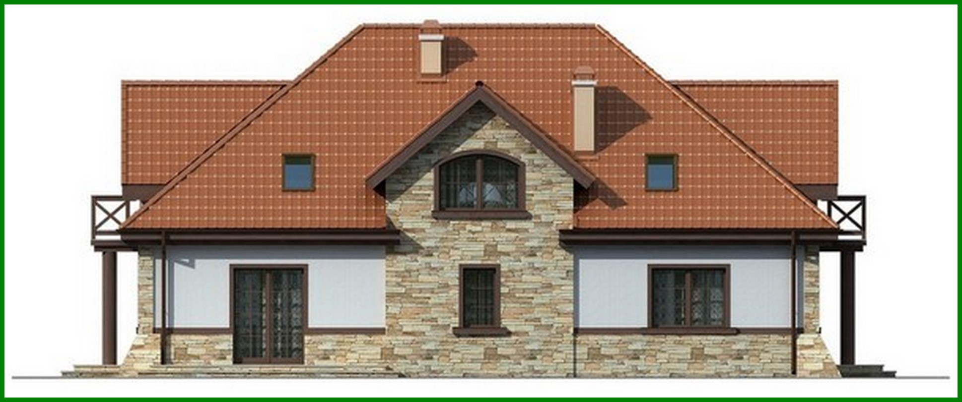 Visualization gallery - Manor style two-family house project