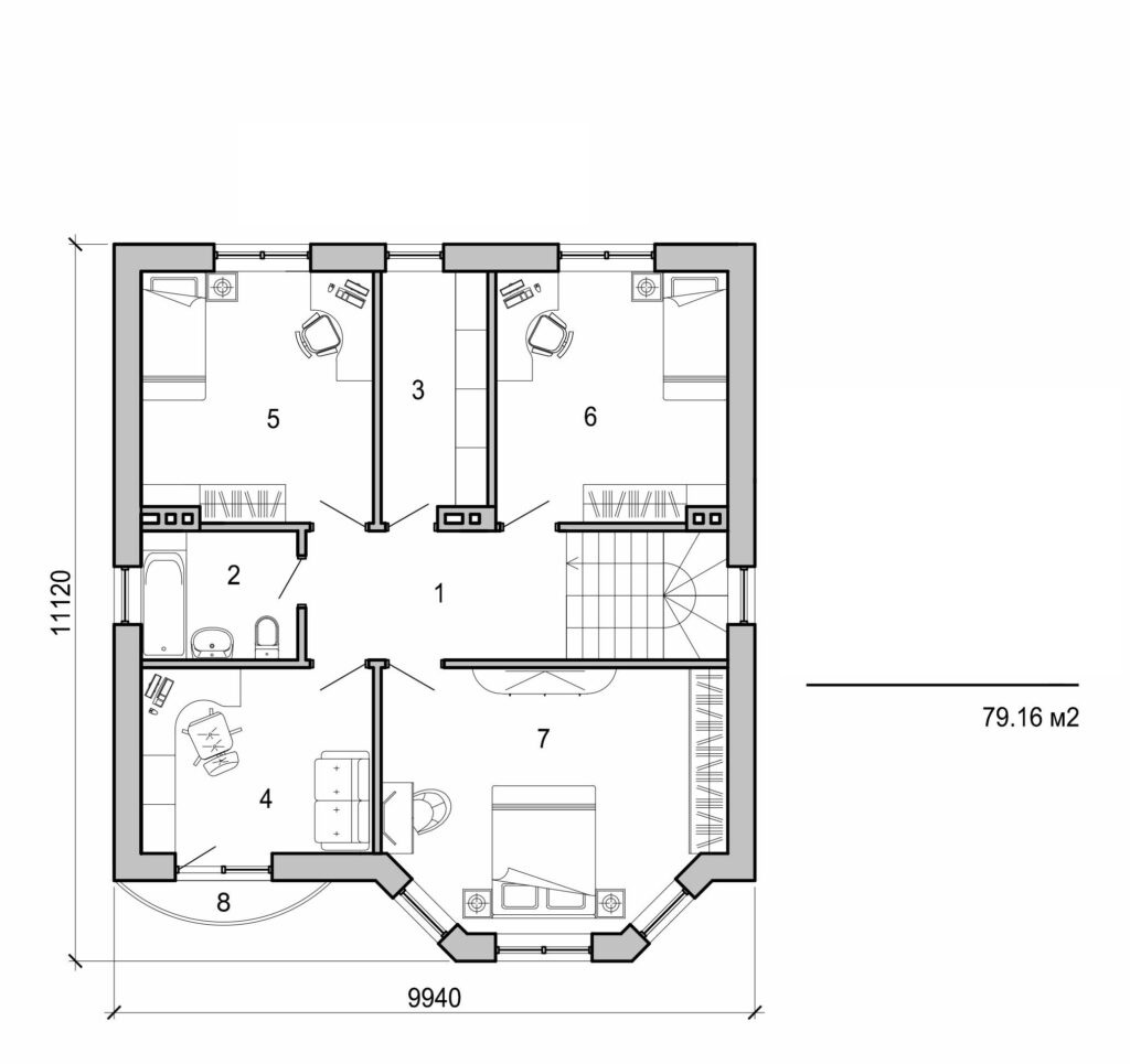 Visualization gallery - Two storey house
