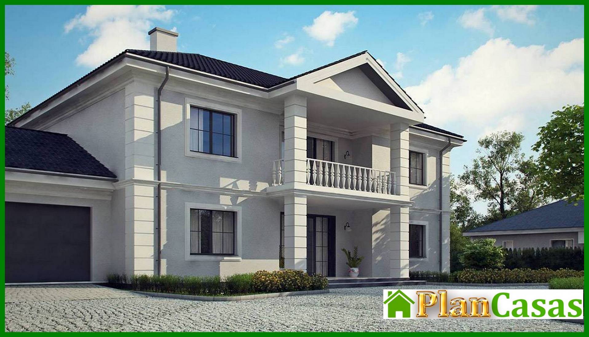 Visualization gallery - The project of the mansion in the noble style