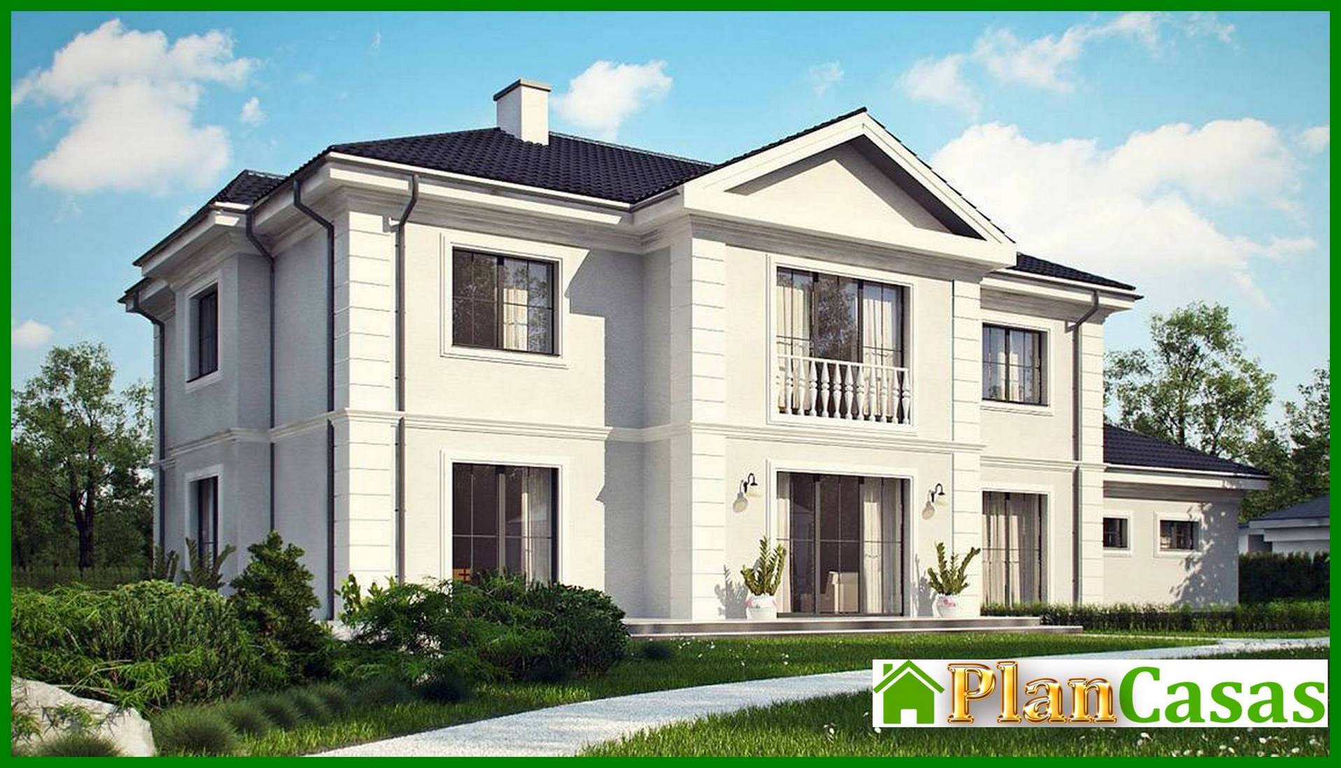 Visualization gallery - The project of the mansion in the noble style