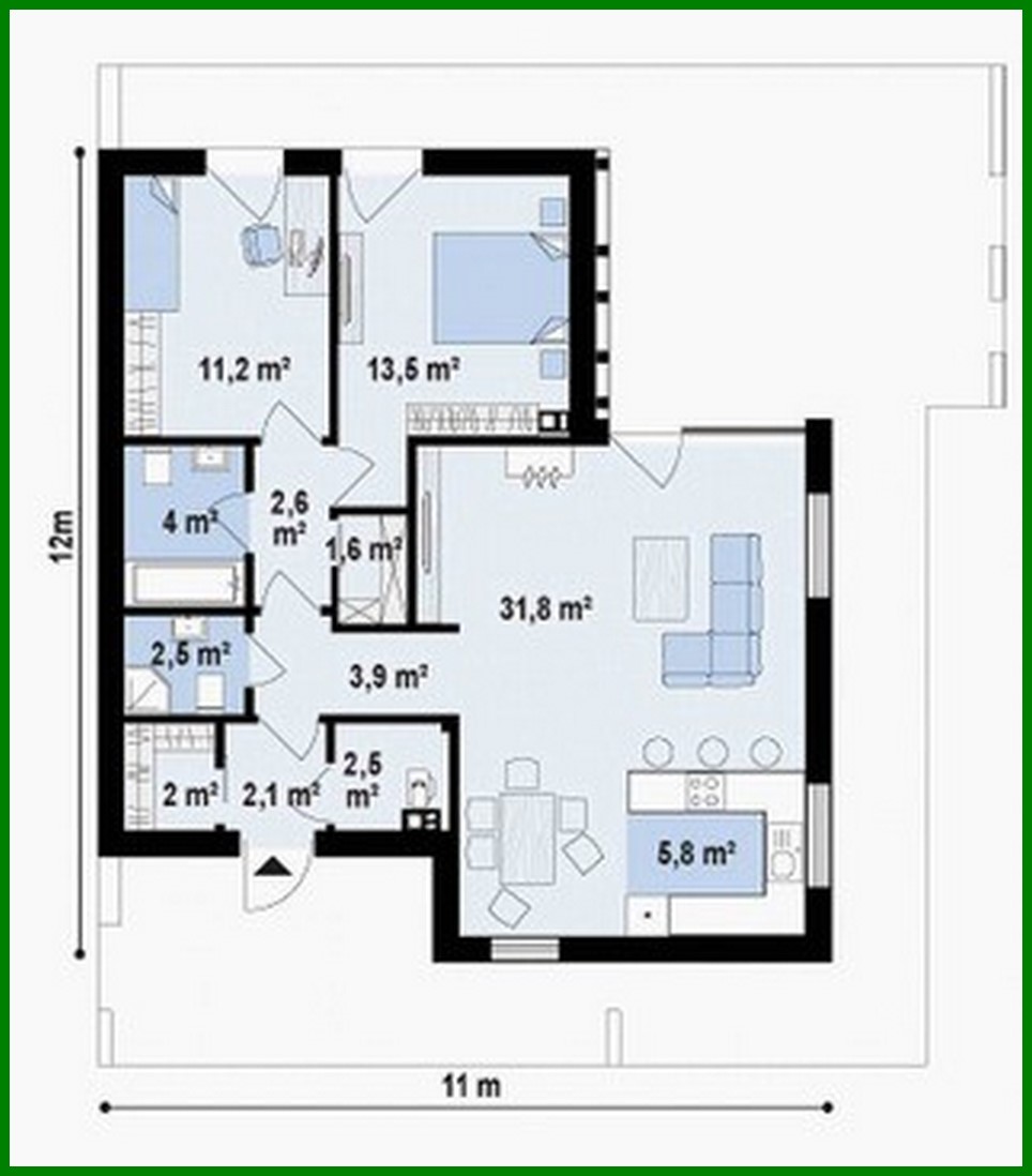 Visualization gallery - Modern house with an original facade and a stylish terrace