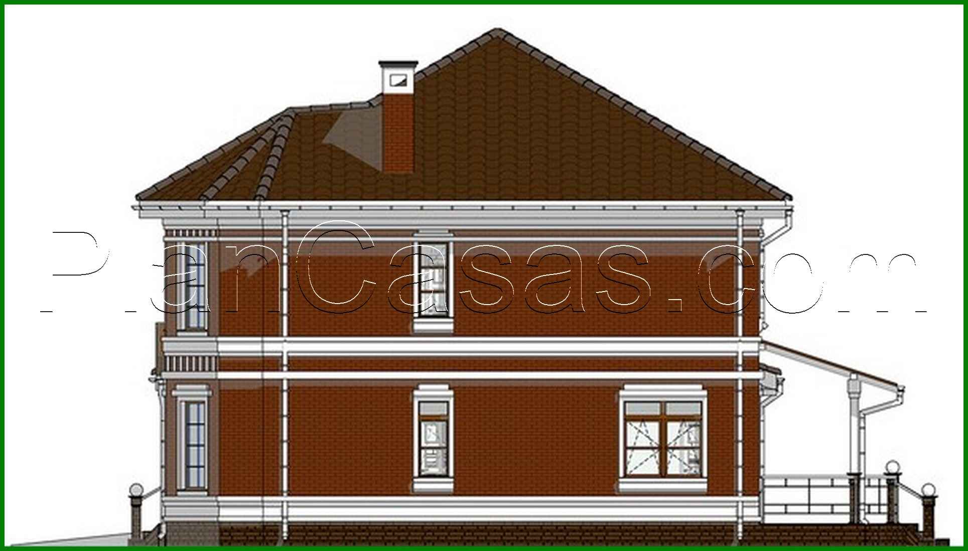 Visualization gallery - Original project of a delightful two-story apartment building with bay window