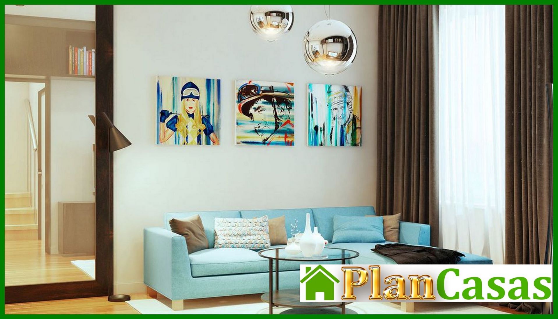 Visualization gallery - Plan of a small country house of 60m2