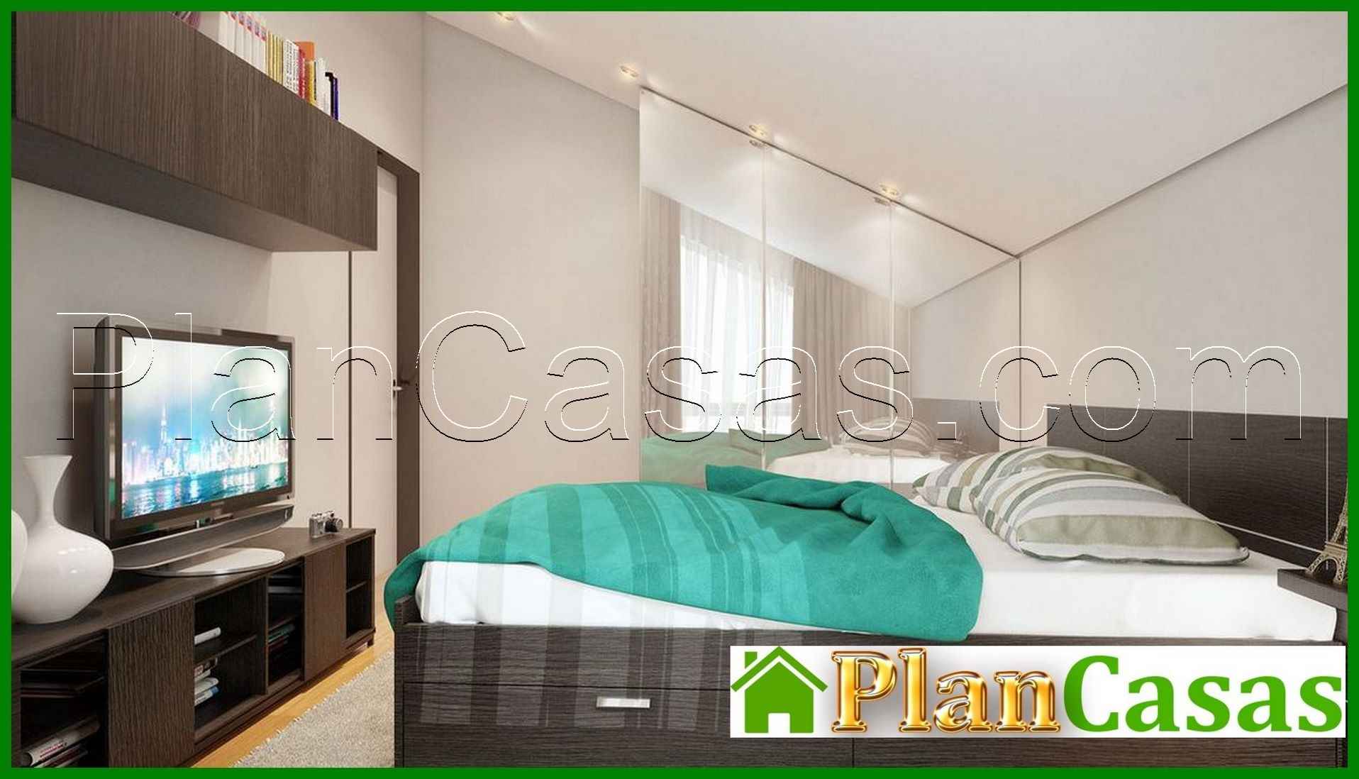 Visualization gallery - Plan of a small country house of 60m2