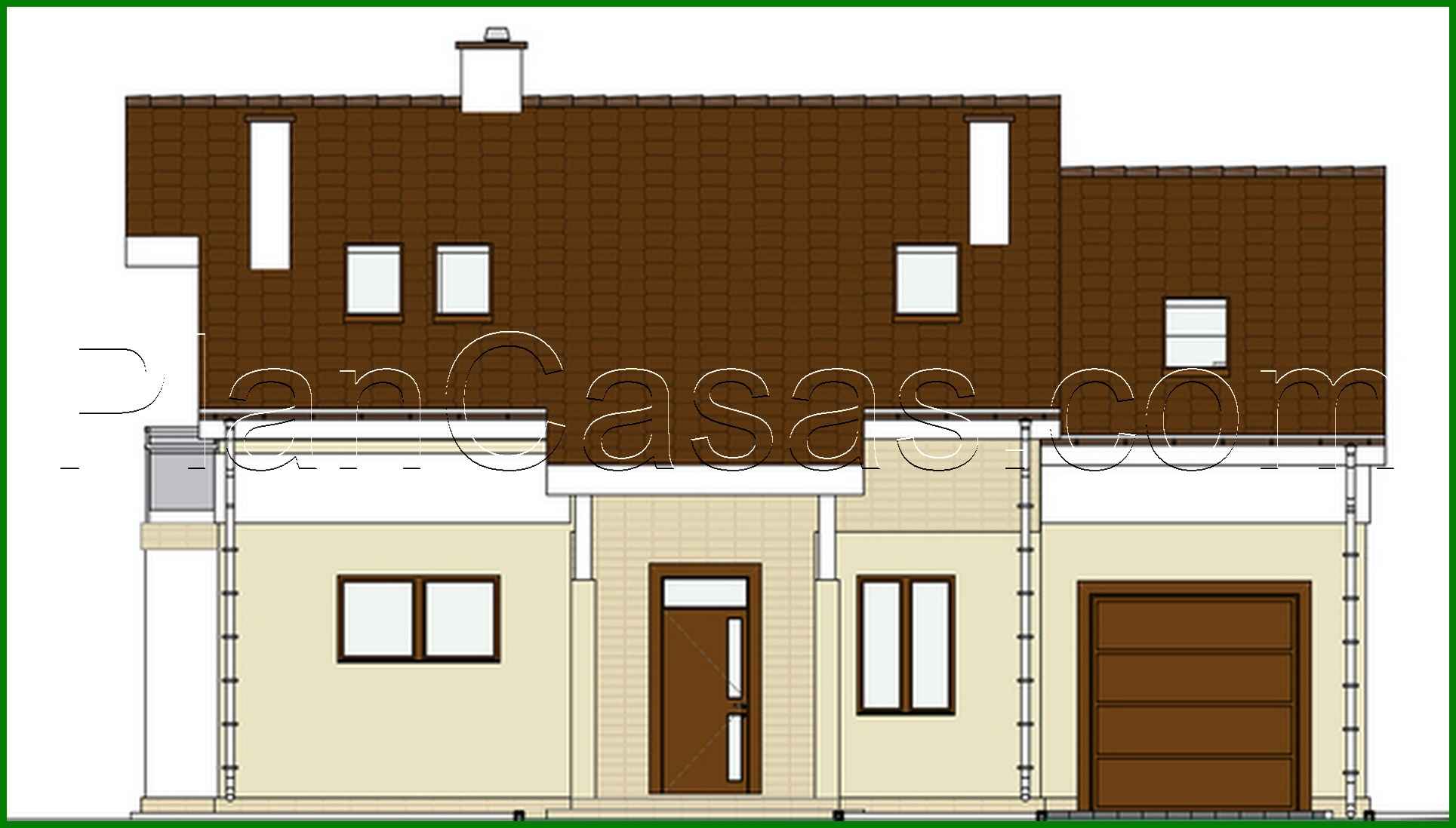 Visualization gallery - Project of a colorful attic house filled with sun