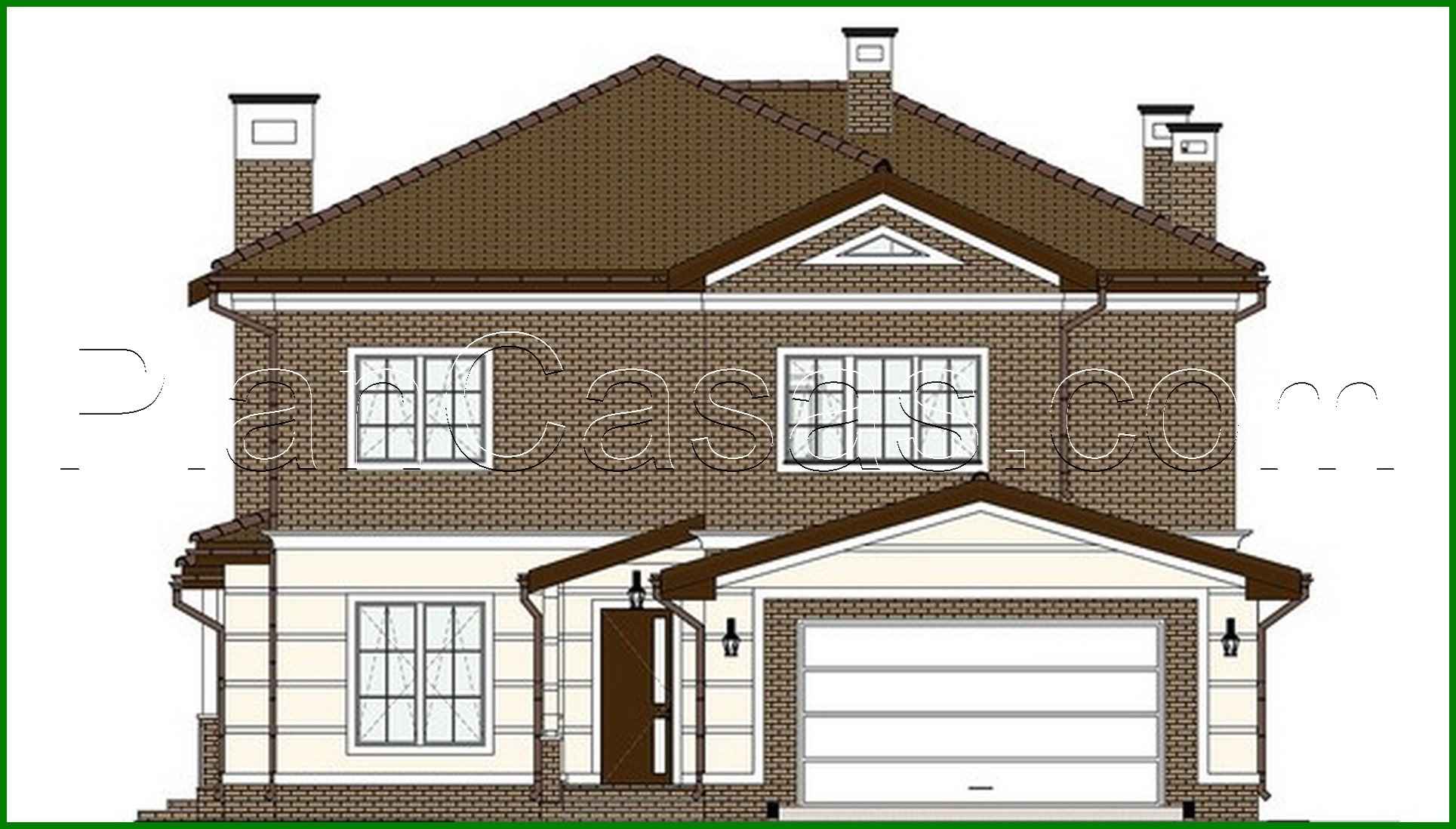 Visualization gallery - Beautiful Project of a two-storey house with luxury apartments for the owner