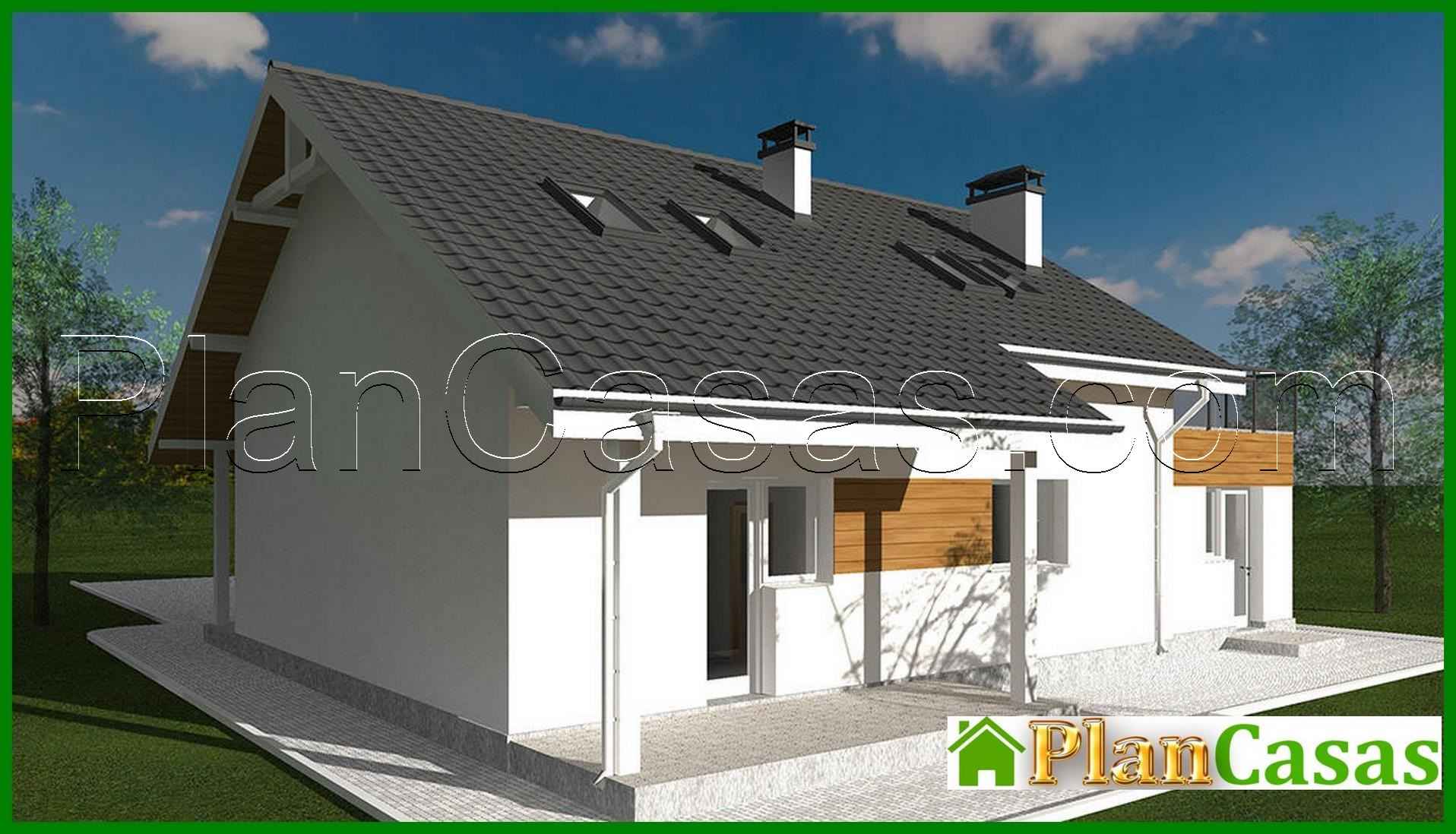 Visualization gallery - Two-storey beautiful cottage with a unique layout