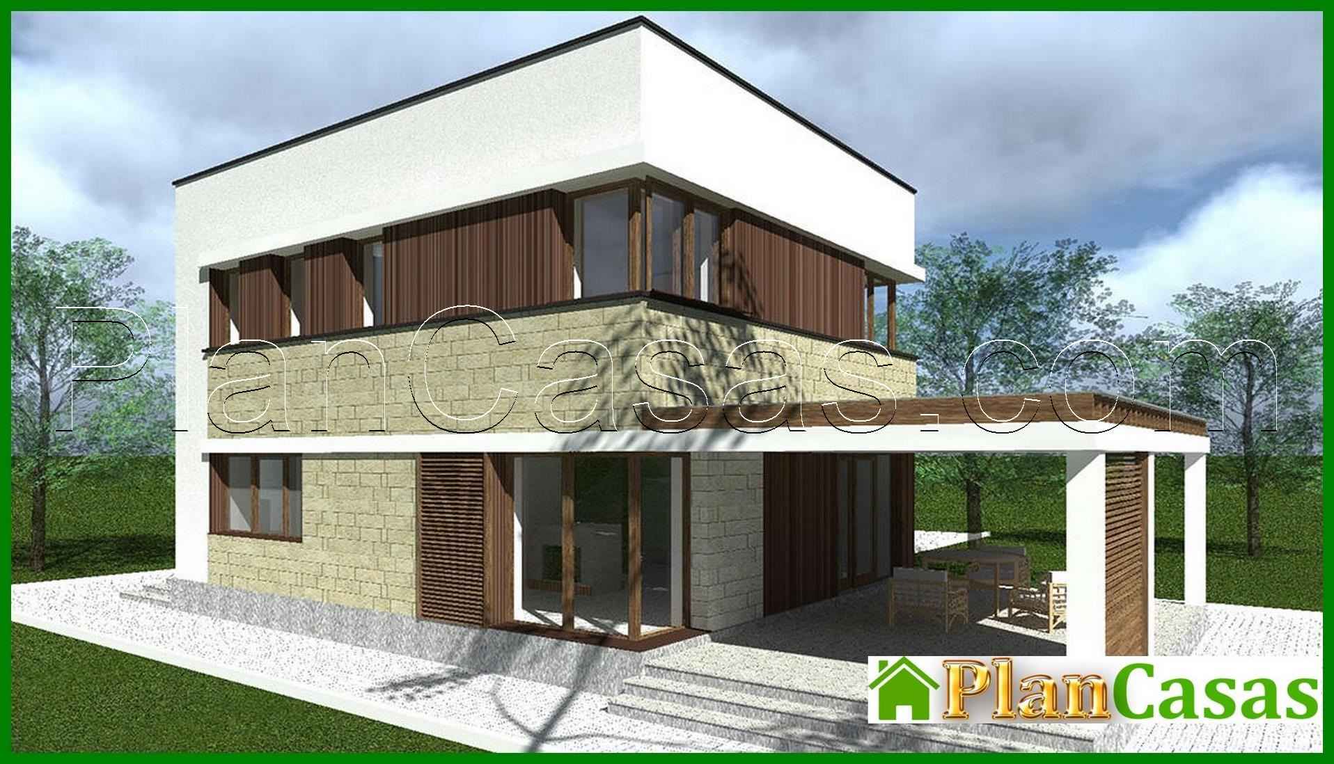 Visualization gallery - The project of a cozy two-story house with spacious verandas and terraces