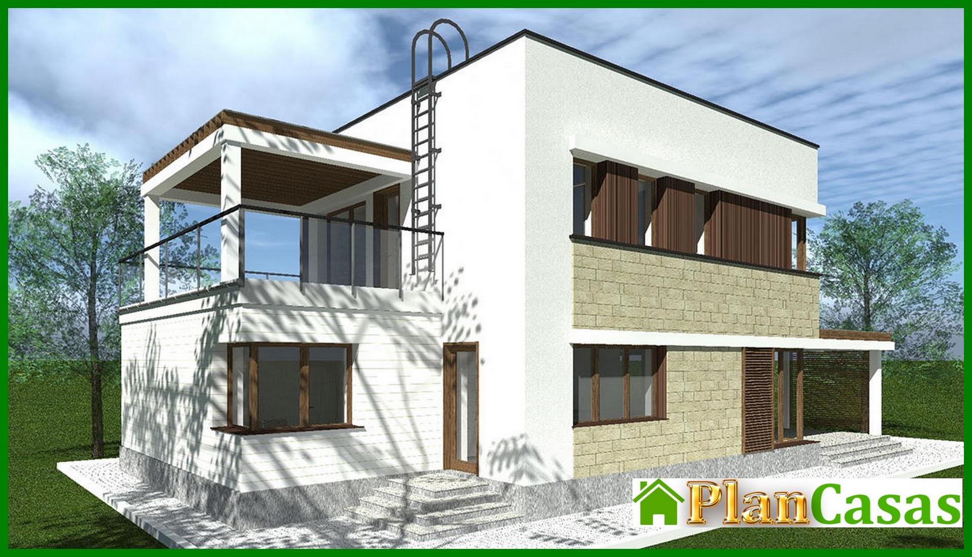 The project of a cozy two-story house with spacious verandas and terraces house plan