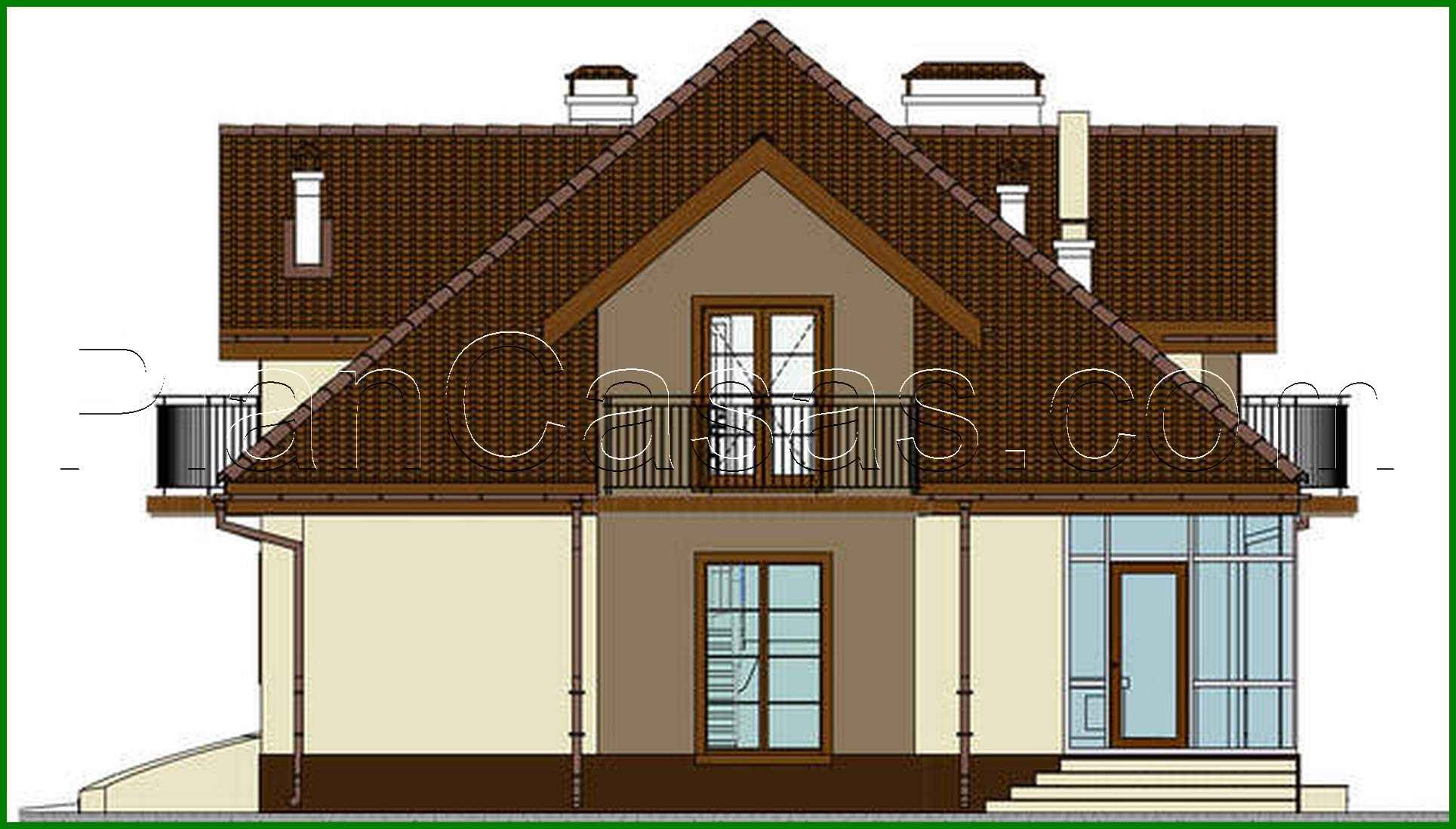 Visualization gallery - Spectacular residential building with an original roof