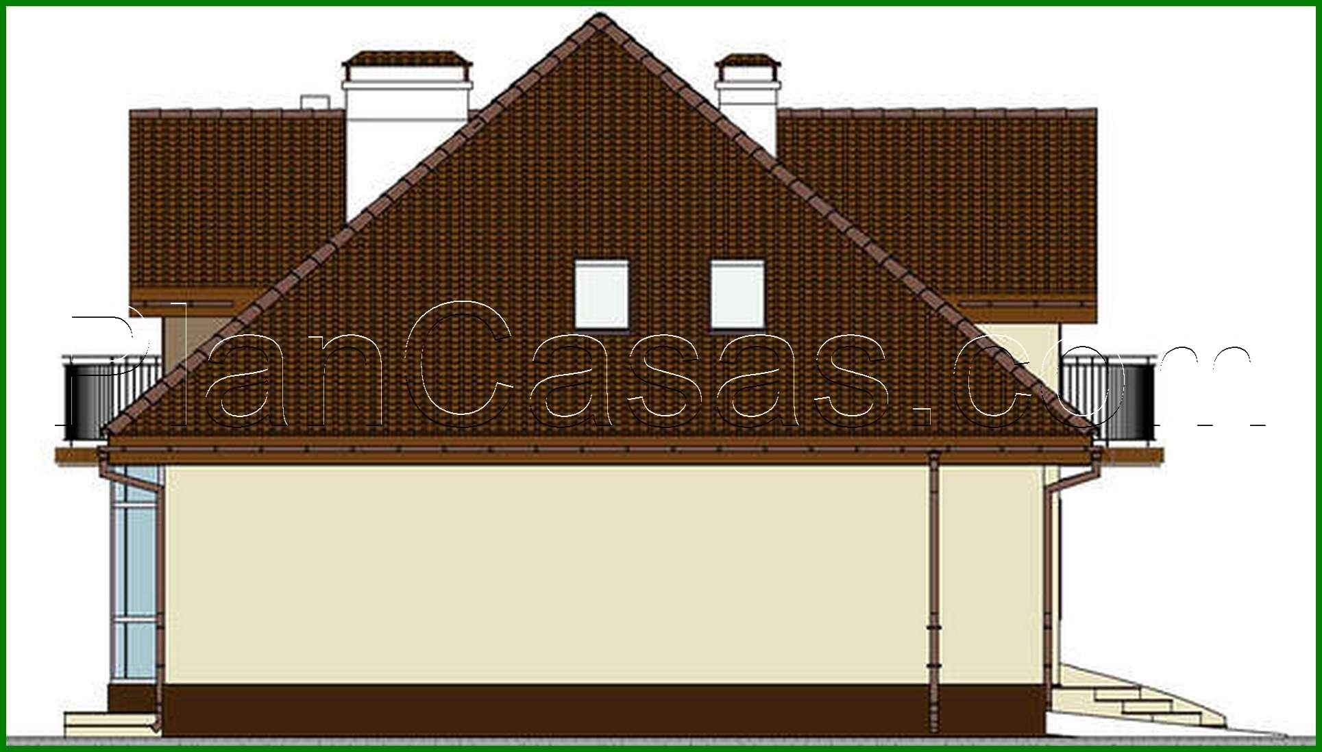 Visualization gallery - Spectacular residential building with an original roof