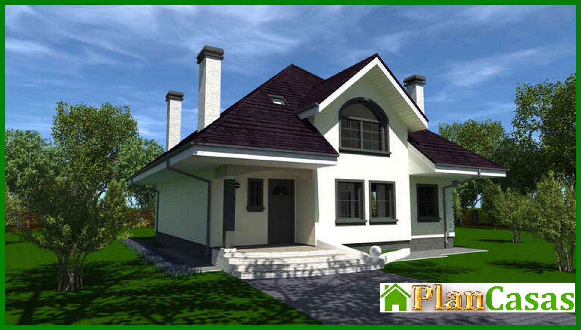 Visualization gallery - The project of a modern cottage with an area of ​​316 square meters m with ground floor
