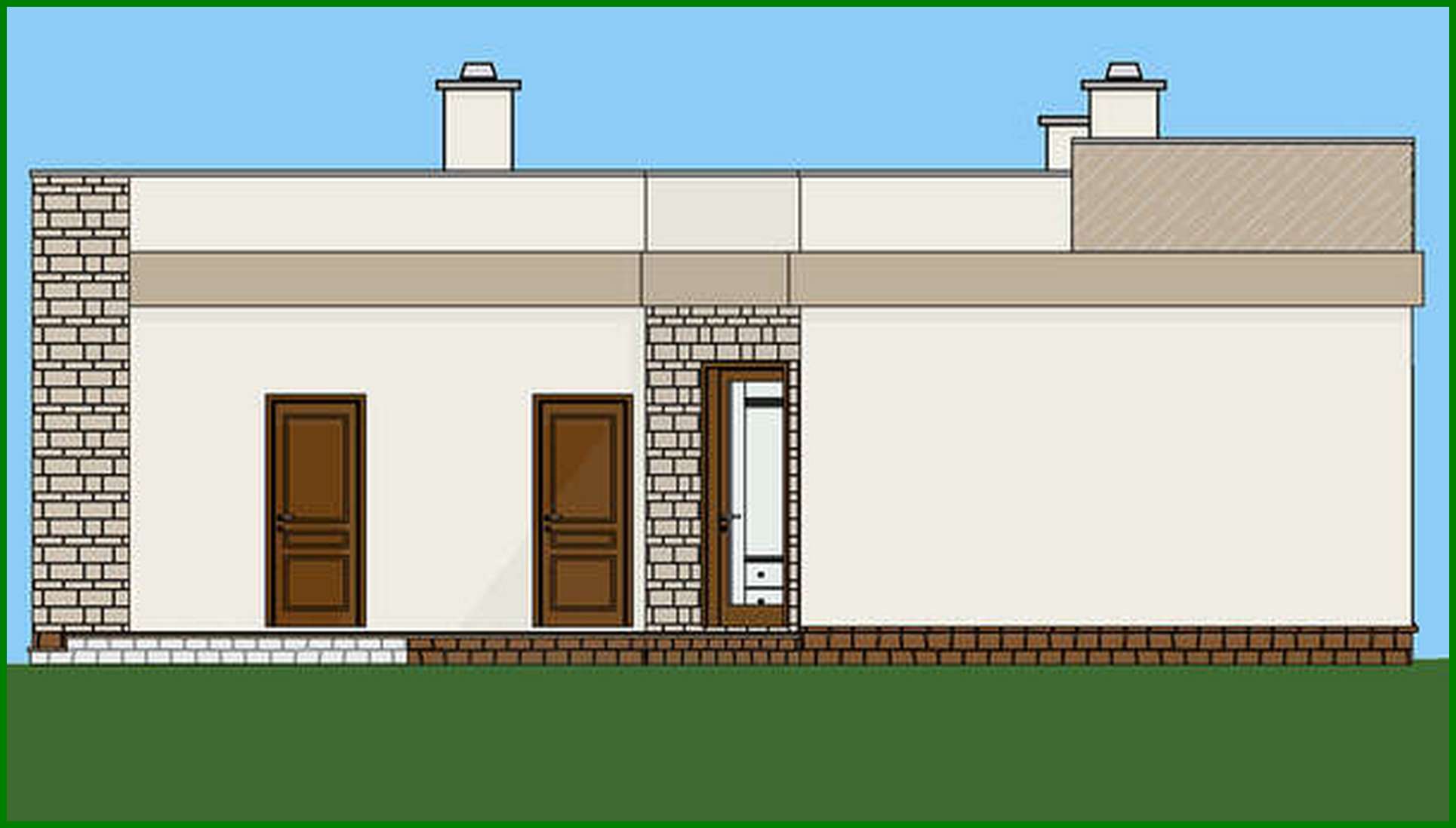 Visualization gallery - Beautiful small house with pool