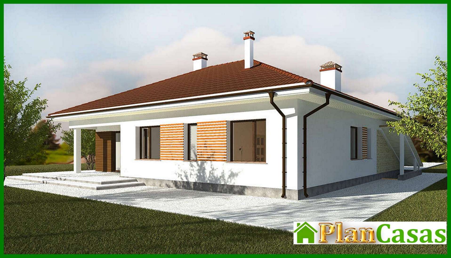 Beautiful one-storey house house plan