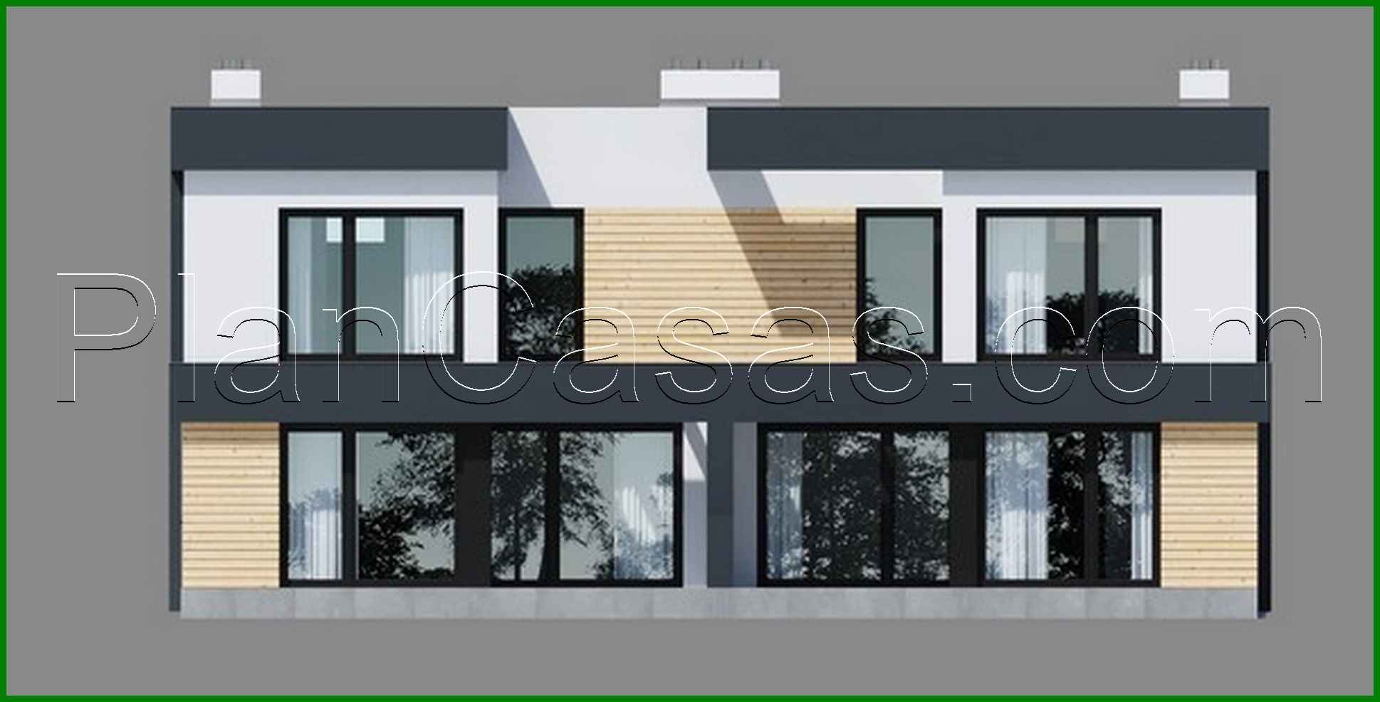 Visualization gallery - Two-story house with six bedrooms