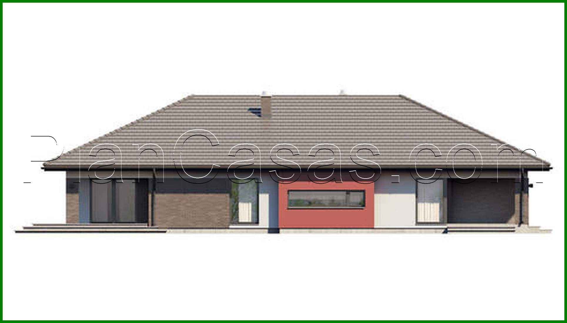 Visualization gallery - Attractive 3 bedroom one-story house project