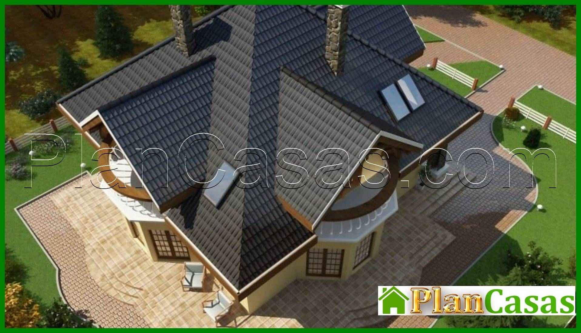 Visualization gallery - Classic beautiful cottage with a cute balcony