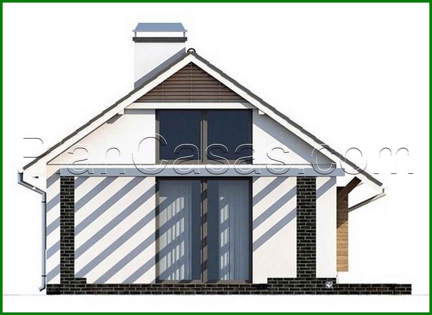 Visualization gallery - The project of a small one-story cottage