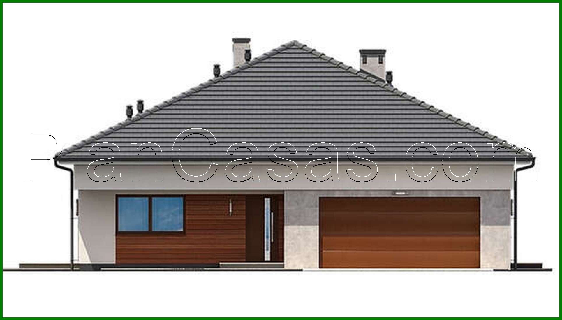 Visualization gallery - Project of a one-story modern residential building with a total area of ​​178 squares