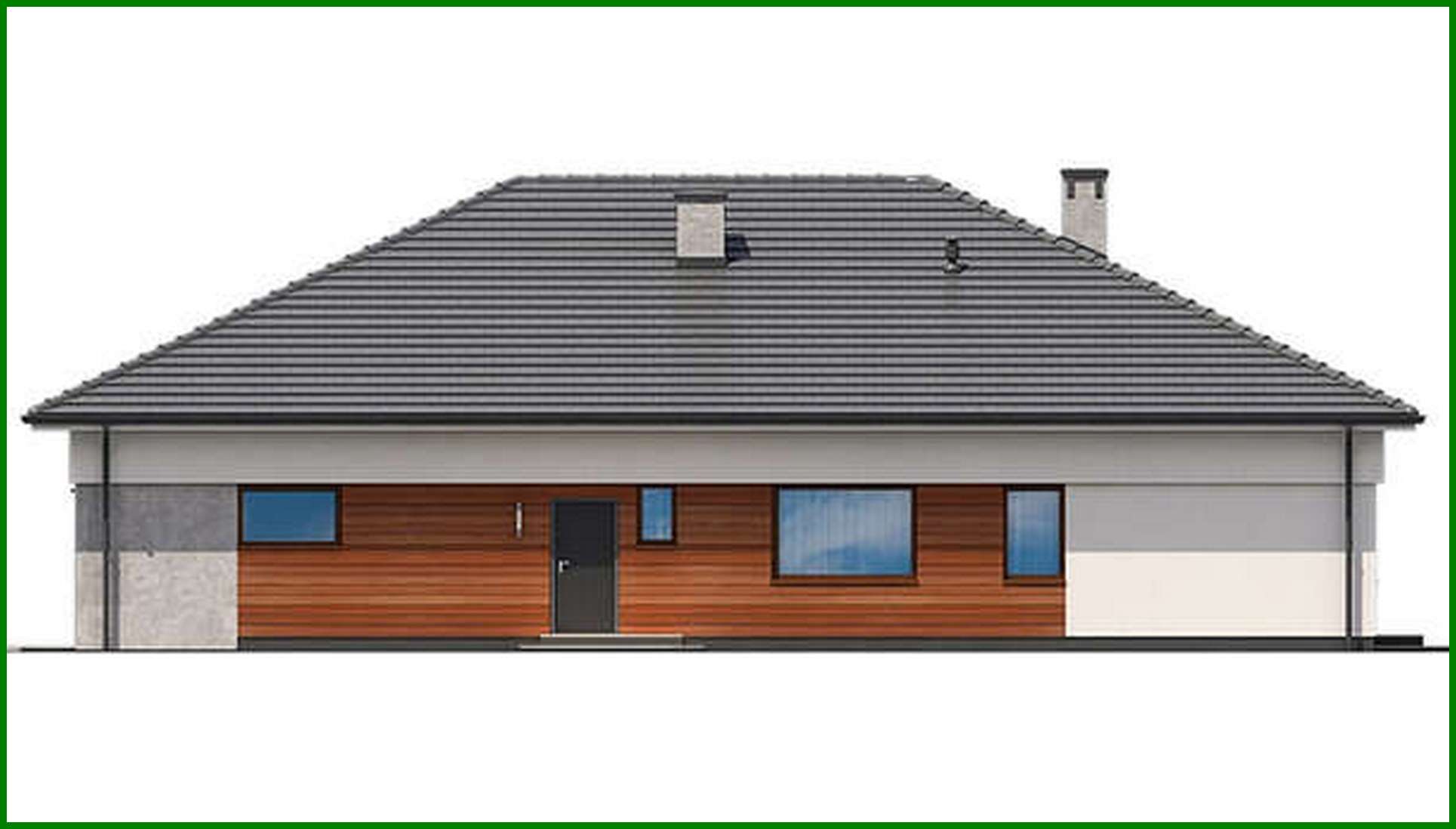 Visualization gallery - Project of a one-story modern residential building with a total area of ​​178 squares